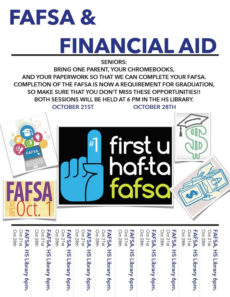 Senior News on FAFSA & Financial Aid