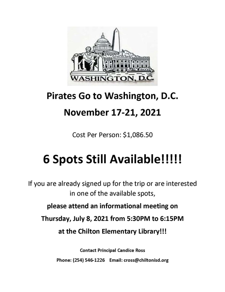 DC Trip Flyer