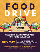 Chilton ISD Food Drive