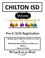 Pre-K(3) and Pre-K(4) Registration