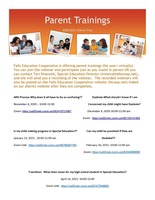 Parent Training Opportunities