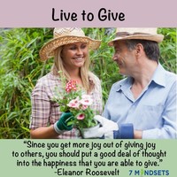 Live To Give Mindset