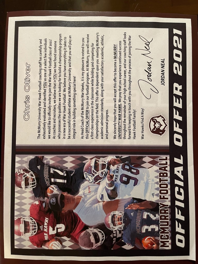 Chris Oliver as a War Hawk