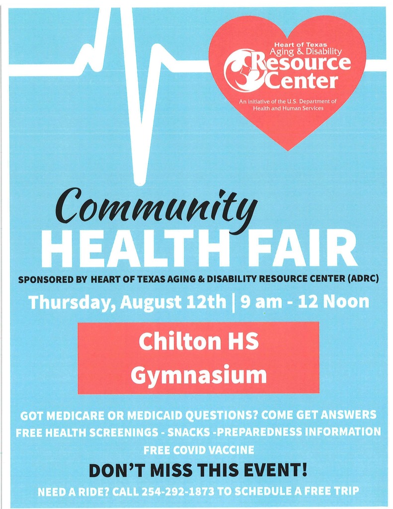 Community Health Fair Flyer