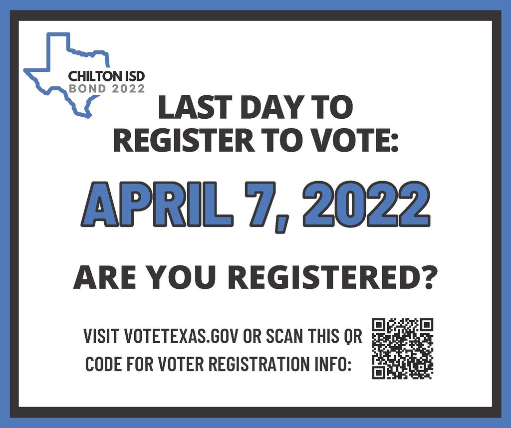 Last Day to Register to Vote